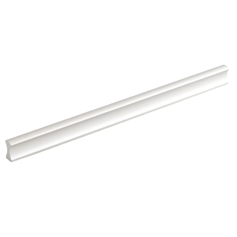 Drawer Pull 192mm Hole Center, 220mm Length Aluminum Alloy Kitchen Cabinet Handle Furniture Hardware - Matte Silver - 1