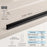 Metal Drawer Pulls 352mm Hole Center / 400mm Length Minimalist Style Hardware Cabinet Handle - Matte Black - 7