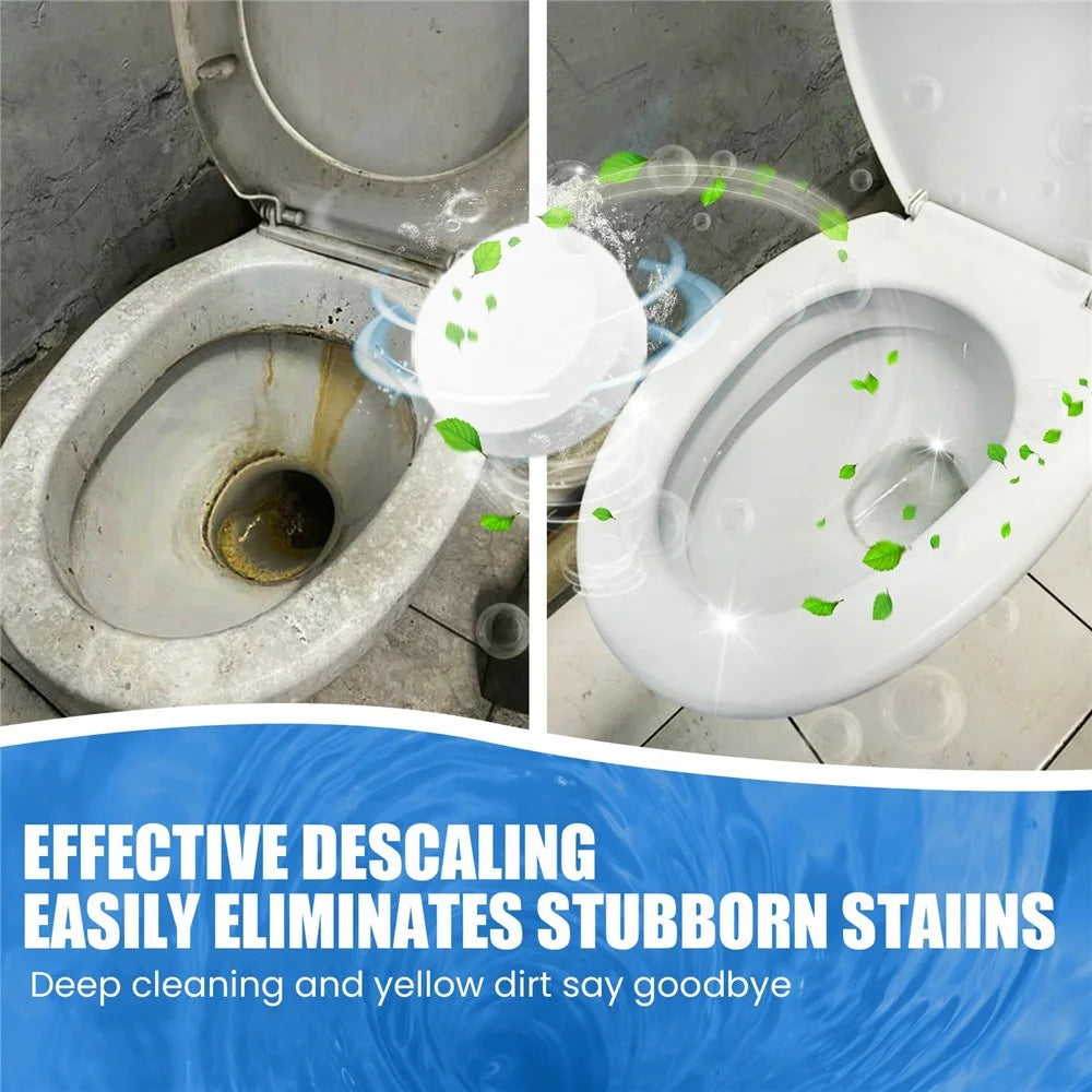 JAYSUING JA082302211 12Pcs Toilet Bowl Cleaning Tablets Stain Remover Deodorizer for Home Hotel - 3