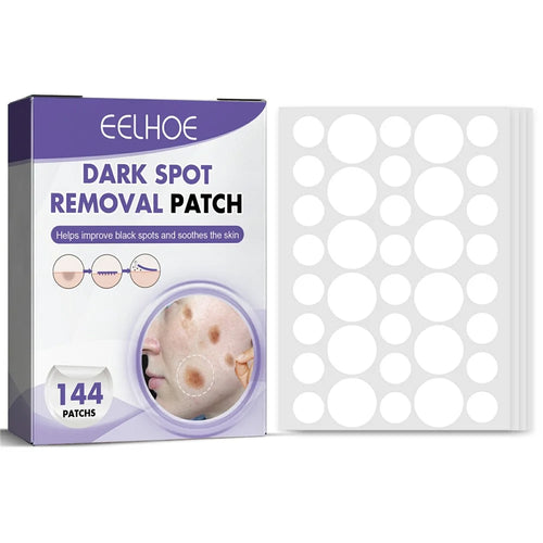 EELHOE 144Pcs Spot Treatment Patches Dark Spot Remover Skin Brightening Stickers, EEA08-A113-144-VT1 - 1