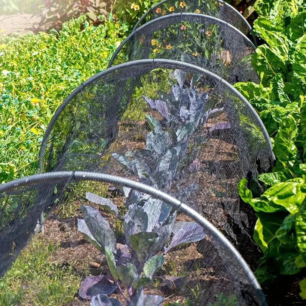3 x 6m Outdoor Garden Mosquito Net Insect Barrier Vegetable Tent Plant Protective Cover for Patio / Yard / Greenhouse - White - 7