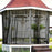 3 x 15m Outdoor Garden Mosquito Net Insect Barrier Vegetable Tent Plant Protective Cover for Patio / Yard / Greenhouse - White - 4