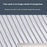 90 x 210cm Magnetic Screen Door for Bedroom Patio Mosquito Mesh Curtain No Drill Installation - Grey Stripe - 6