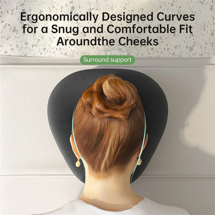 Ergonomic Face Down Pillow Memory Foam Massage Headrest Cushion for Post Surgery Recovery - 4