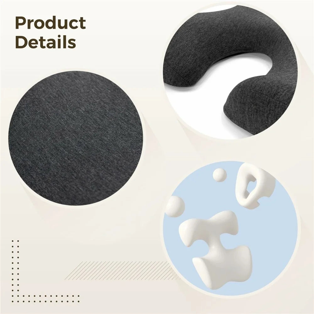 Memory Foam T-Shaped Massage Pillow for Spa Salon Beauty Bed Ergonomic Chest Support Cushion - 5