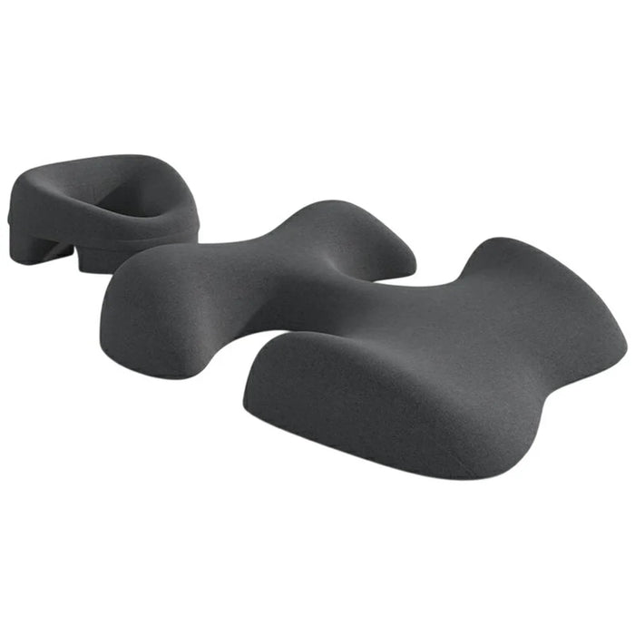 2Pcs / Set Ergonomic Memory Foam Face Down Pillow T-Shaped Chest Cushion for Massage Spa - 1