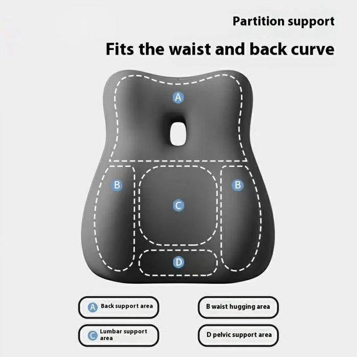 Ergonomic Support Pillow Wedge Cushion for Office Chair Bed Reduce Back Pain - 2