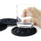 8Pcs Silicone Coasters Set with Metal Holder 10cm Round Draining Heat Resistant Non-Slip Mats - Pentagon / Bean Green - 3