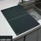 45 x 30cm Silicone Draining Mat Kitchen Heat Resistant Pad Non Slip Striped Countertop Protector - Dark Grey - 4