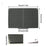 45 x 30cm Silicone Draining Mat Kitchen Heat Resistant Pad Non Slip Striped Countertop Protector - Dark Grey - 6