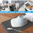 47 x 20cm Silicone Draining Mat Kitchen Heat Resistant Pad Countertop Protector Anti Slip Striped Drying Mat - Grey - 3