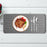 47 x 20cm Silicone Draining Mat Kitchen Heat Resistant Pad Countertop Protector Anti Slip Striped Drying Mat - Grey - 5