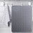 Kitchen Striped Silicone Draining Mat Heat Resistant Countertop Protective Pad, 40x30cm - Grey - 2