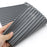 Rollable Silicone Draining Mat Striped Kitchen Heat Resistant Anti Scald Countertop Protective Pad, 30x18cm - Grey - 3