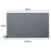 Rollable Silicone Draining Mat Striped Kitchen Heat Resistant Anti Scald Countertop Protective Pad, 30x18cm - Grey - 5