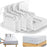 4Pcs Invisible Bed Sheet Fixing Fasteners Detachable Home Bedding PP Clips - White - 2