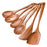 6Pcs / Set Acacia Wood Kitchen Utensil Soup Spoon Spatula Salad Fork Home Cooking Tools (BPA Free, No FDA) - 1