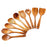 9Pcs / Set Acacia Wood Kitchen Utensil Soup Spoon Spatula Skimmer Spoon Salad Fork Noodle Scoop Cooking Tools (BPA Free, No FDA) - 1