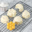 10PCS Silicone Baking Molds DIY Non-Stick Cake Cups Baking Tool (BPA Free, FDA Certified) - Strawberry - 6