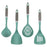 4Pcs / Set Silicone Kitchen Utensils Spatula Ladle Non-Stick Pan Cooking Tools (BPA Free, FDA Certified) - 1