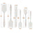 6Pcs / Set Silicone Kitchen Utensils Cooking Tools Cream Scraper Spatula Oil Brush Kit (BPA Free, FDA Certified) - 7