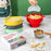Silicone Popcorn Bowl Microwave Safe Reusable Collapsible Container with Lid and Scraper (BPA Free, FDA Certified) - Cyan - 7