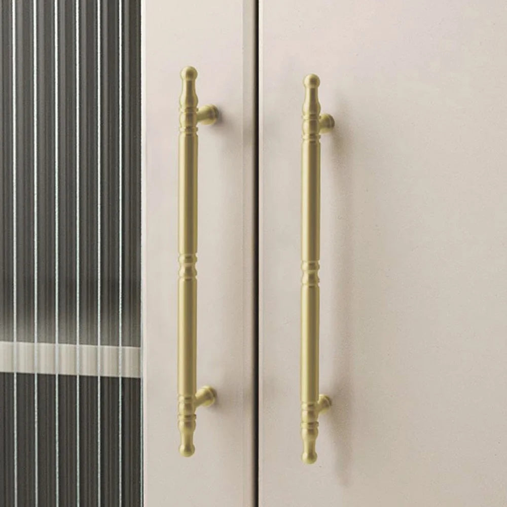 1092-160 Luxury Brass Cabinet Door Handle Furniture Drawer Wardrobe French Style Door Pull Handle - 3