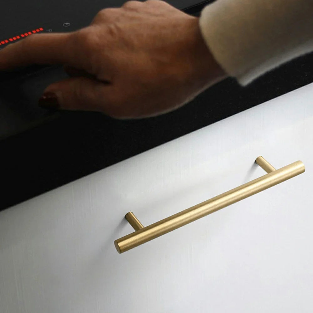 1019-160 Luxury Brass Furniture Handle Cabinet Drawer Wardrobe French Style Door Pull Handle - 4
