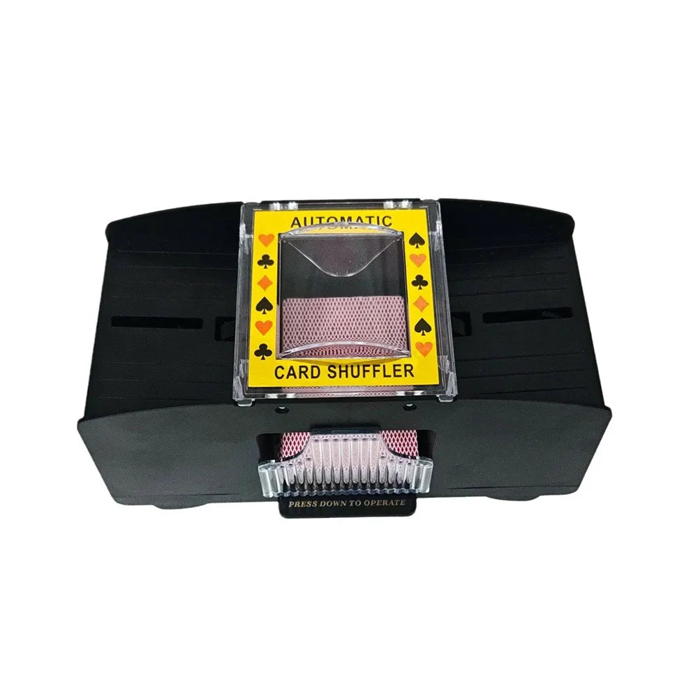 Automatic Card Shuffler for 2 Decks Playing Cards Battery Operated Electric Poker Shuffling Machine - 2