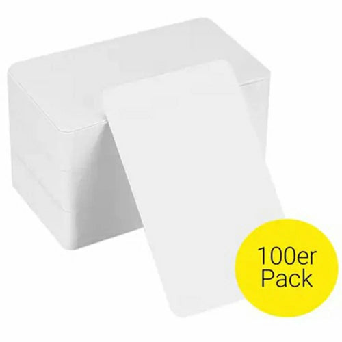 100Pcs Blank Mini Cards DIY Crafts Bookmarks Word Learning Signature Paper Cards, 9x5.4cm - 1