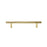 128mm Hole Spacing Hammered Texture Drawer Pull Cabinet Wardrobe European Style Brass Handle - 1