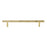 160mm Hole Spacing Hammered Texture Drawer Pull Cabinet Wardrobe European Style Brass Handle - 1