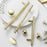 160mm Hole Spacing Hammered Texture Drawer Pull Cabinet Wardrobe European Style Brass Handle - 5