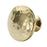Hammered Texture Single Hole Brass Cabinet Handle European Style Drawer Wardrobe Door Pull Knob - 1