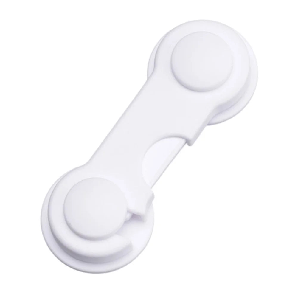 10Pcs Baby Child Safety Drawer Lock Refrigerator Cabinet Anti Pinch ABS Protective Latch - White - 2