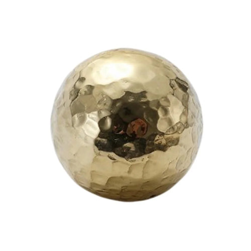 Round Ball Hammered Texture Single Hole Brass Cabinet Handle European Style Drawer Wardrobe Door Pull Knob - 1