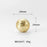 Round Ball Hammered Texture Single Hole Brass Cabinet Handle European Style Drawer Wardrobe Door Pull Knob - 7