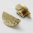 Semicircle Hammered Texture Single Hole Cabinet Handle European Style Drawer Wardrobe Door Brass Pull Knob - 3