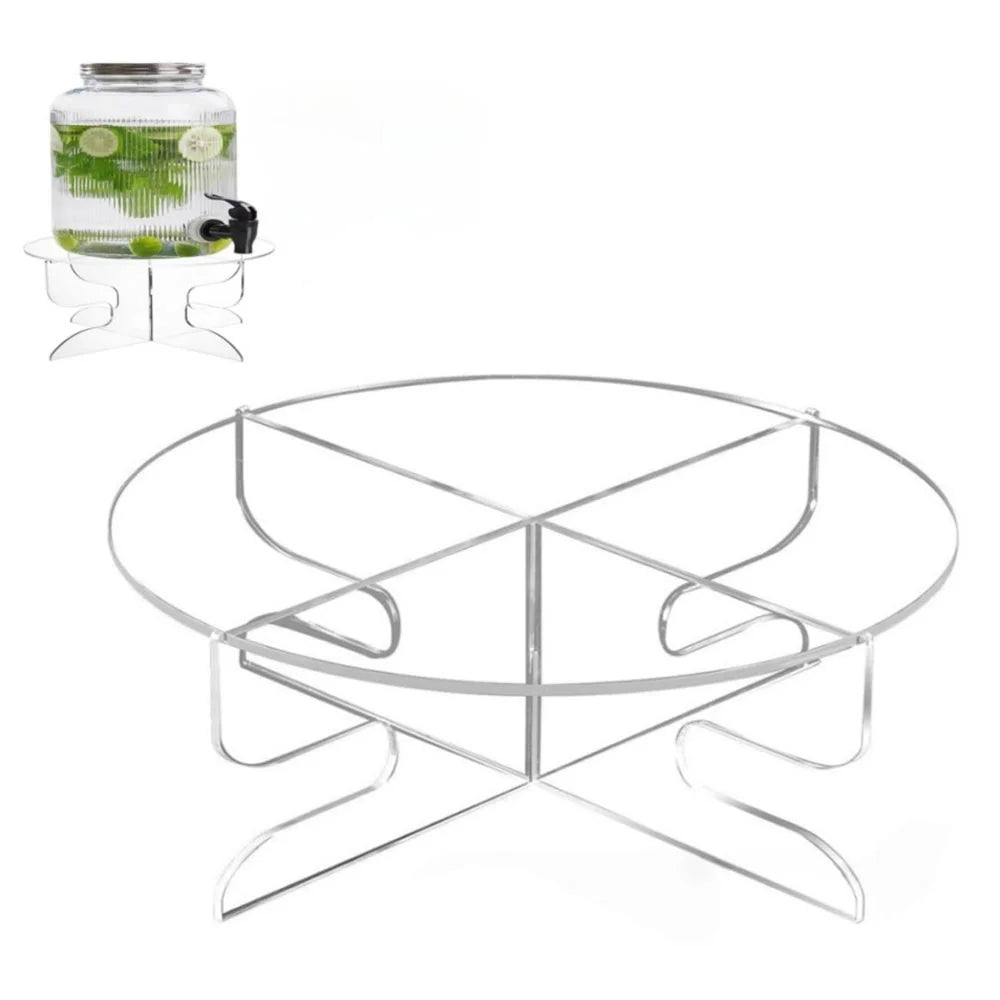 YX172 Acrylic Beverage Dispenser Stand Cupcakes Storage Rack Shelf Up To 19cm Diameter - 1
