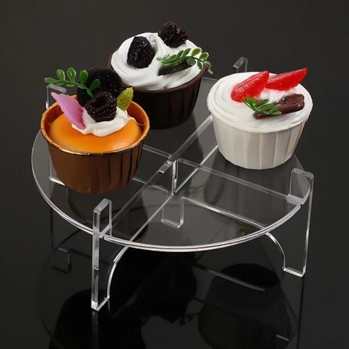 YX171-1 Acrylic Beverage Dispenser Stand Small Size Drink Holder Plant Pot Support for Party Kitchen Events - 1