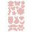 Self-Adhesive Repair Patches Down Jackets Raincoats Tents No Cut Waterproof Tear Resistant Fabric Patch - Light Pink - 1