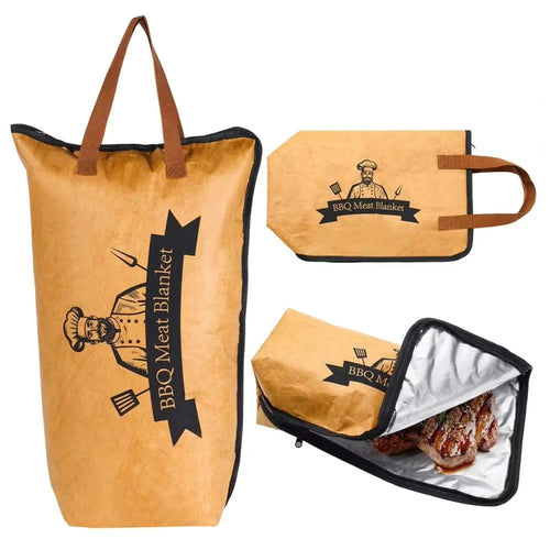 15 Inch Insulated Cooler Bag BBQ Picnic Large Capacity Aluminum Foil Meat Storage Bag (BPA Free, No FDA) - 1