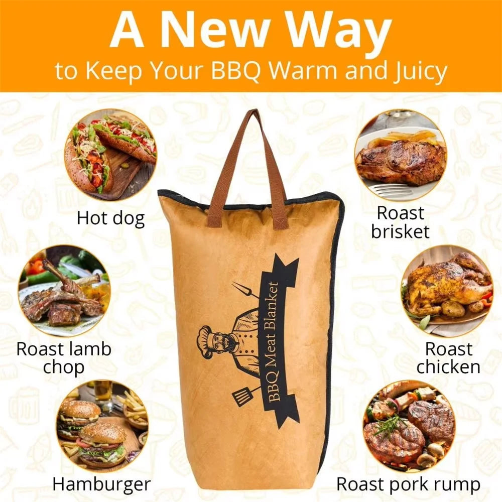 21 Inch Insulated Cooler Bag BBQ Picnic Large Capacity Aluminum Foil Meat Storage Bag (BPA Free, No FDA) - 4