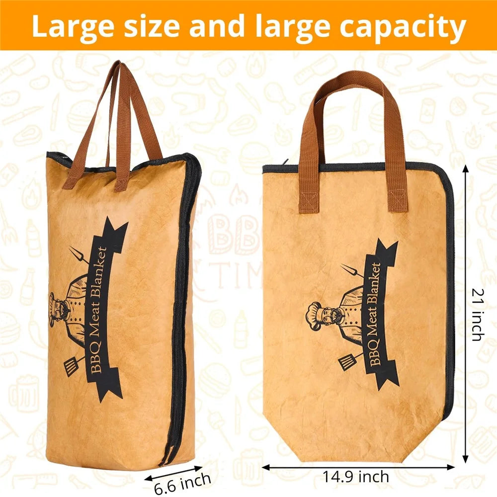 21 Inch Insulated Cooler Bag BBQ Picnic Large Capacity Aluminum Foil Meat Storage Bag (BPA Free, No FDA) - 6