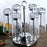 360 Degree Rotating Mug Holder Stainless Steel 6 Hooks Cup Drying Rack Kitchen Drinkware Organizer, Silver - 4