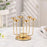 360 Degree Rotating Mug Holder Stainless Steel 6 Hooks Cup Drying Rack Kitchen Drinkware Organizer, Gold - 4