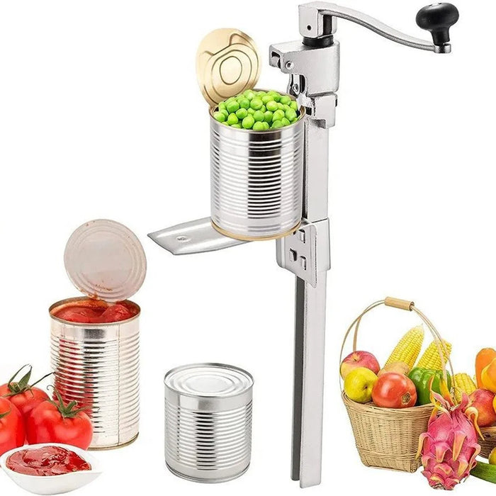 Manual Can Opener with Long Handle Commercial Table Clamp Opener for Restaurant Hotel - 7