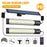 2Pcs Outdoor Wall Lamp with Solar Panel IP65 Waterproof Motion Sensor Lamp for Garden Landscape Yard - 2