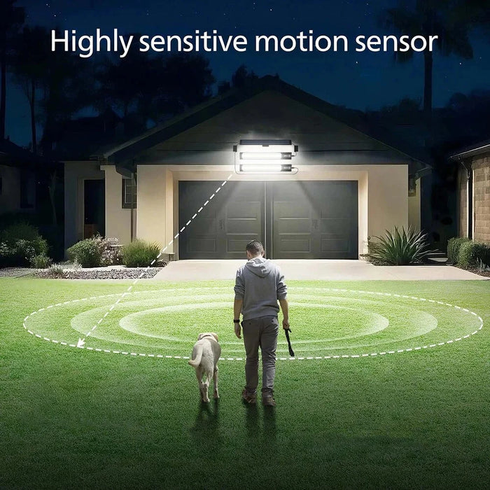 2Pcs Outdoor Wall Lamp with Solar Panel IP65 Waterproof Motion Sensor Lamp for Garden Landscape Yard - 7