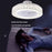 Nordic Hollow Out LED Ceiling Light 3 Speeds Adjustable Remote Control Fan for Living Room Bedroom - White - 3